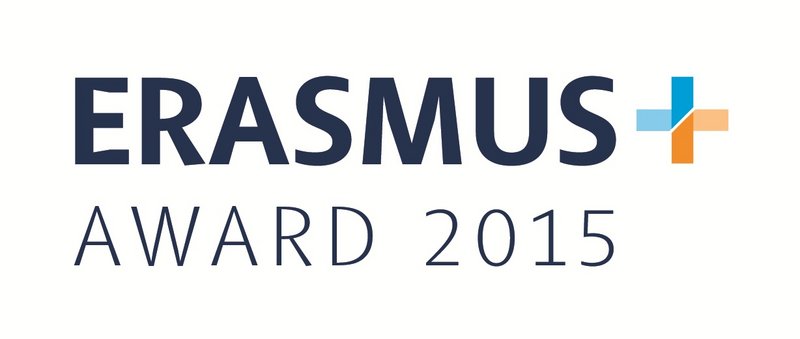 Logo mit Text "Erasmus Award 2015"