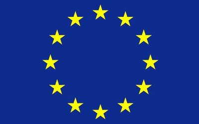Flagge Europäische Union, Sternenkreis auf blauem Grund