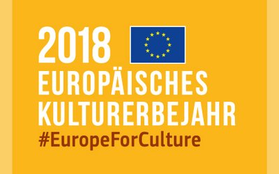 Logo zum Europäischen Jahr für das Weltkulturerbe