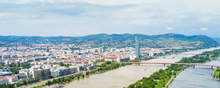 Donau und Neue Donau in Wien