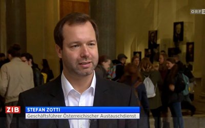 Stefan Zotti im Interview mit dem ORF.